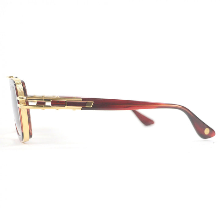 極美品□DITA ディータ DTS403 LXN-EVO ツーブリッジ サングラス アイウェア レッド ゴールド 54□19-145 デモレンズ 日本製 定価169400