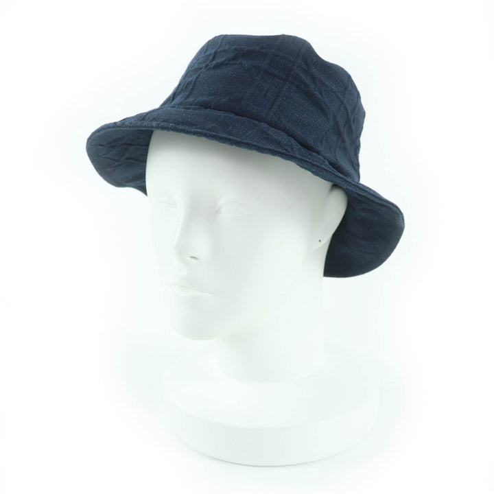 極美品☆Christian Dior クリスチャンディオール 42TCE923A155 TEDDY-D カナージュ デニム ボブハット 帽子 インディゴブルー 57 正規品