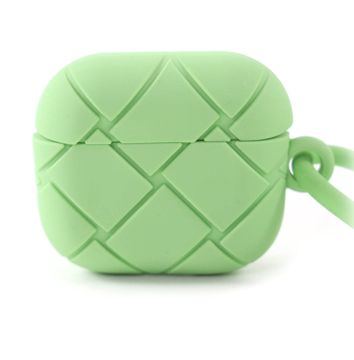 極美品★BOTTEGAVENETA ボッテガヴェネタ 710142 ピスタチオ イントレチャート エアポッツケース 第3世代専用 レディース