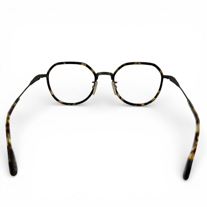 未使用品▲DITA ディータ DTX453-A-02 AVIATIA-FOUR チタン メガネ 眼鏡 アイウェア ブラウンデミ 49□20 140 箱付き 日本製