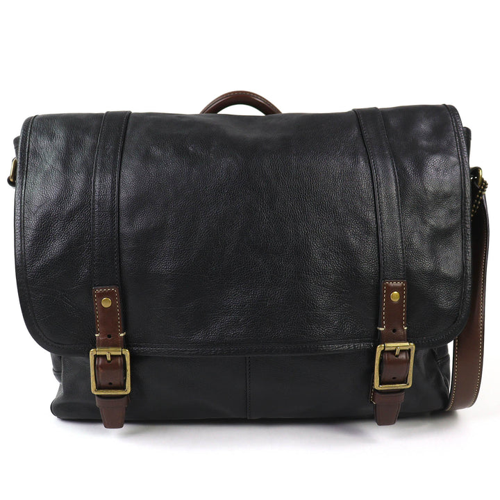 美品△COACH コーチ 70386 HARRISON LEATHER MEDIUM MESSENGER ハリソンレザーミディアムメッセンジャー ショルダーバッグ ブラック 袋付
