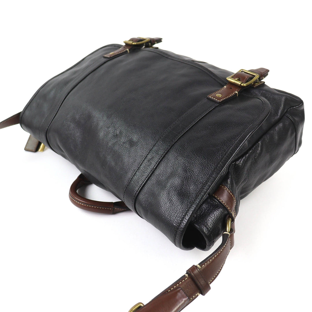 美品△COACH コーチ 70386 HARRISON LEATHER MEDIUM MESSENGER ハリソンレザーミディアムメッセンジャー ショルダーバッグ ブラック 袋付