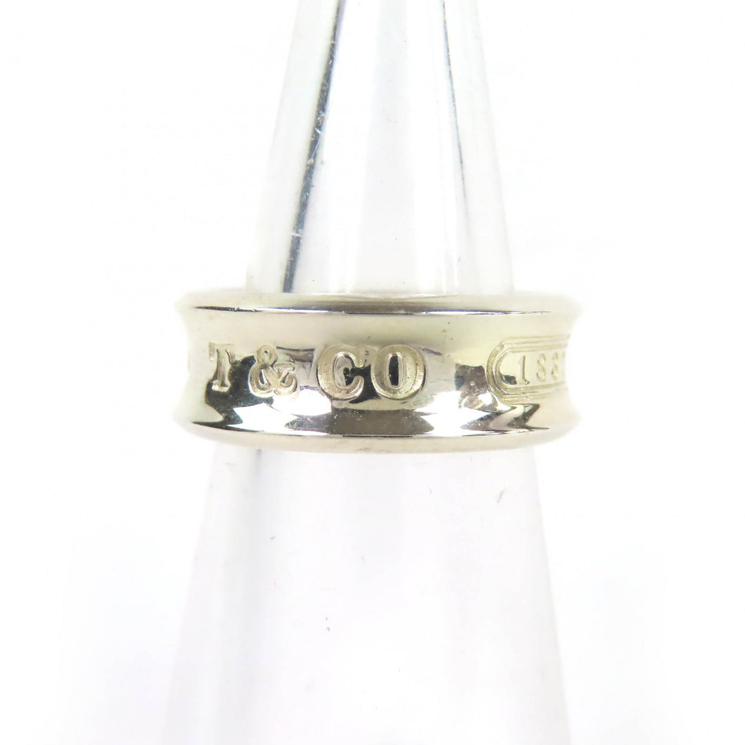 極美品△TIFFANY&amp;Co. ティファニー 1997年製 1837 ナロー リング 925 指輪 シルバー 日本サイズ約8号相当 重量7.56g レディース メンズ