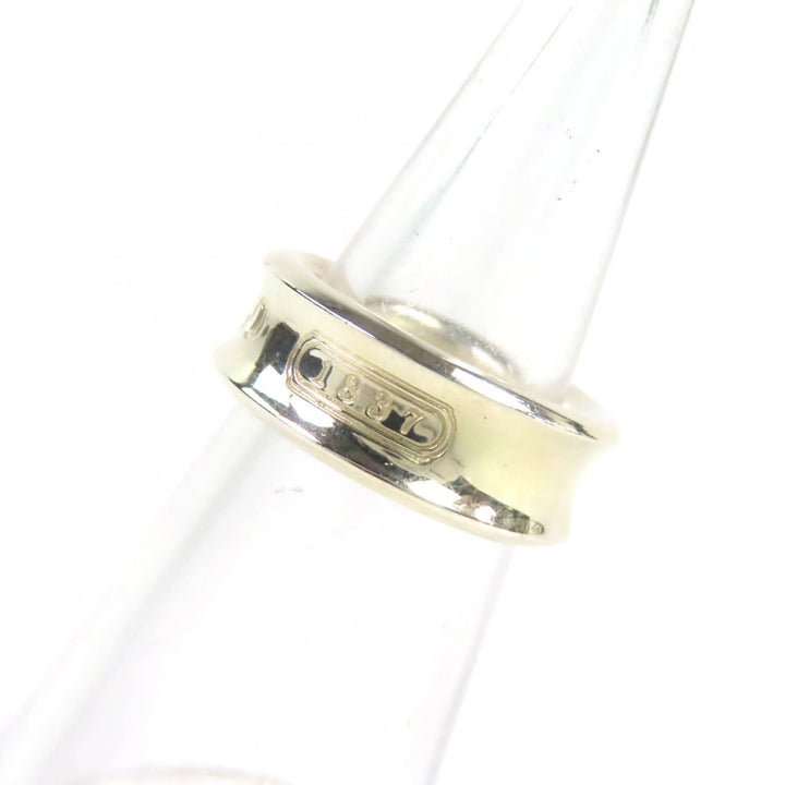 極美品△TIFFANY&amp;Co. ティファニー 1997年製 1837 ナロー リング 925 指輪 シルバー 日本サイズ約8号相当 重量7.56g レディース メンズ