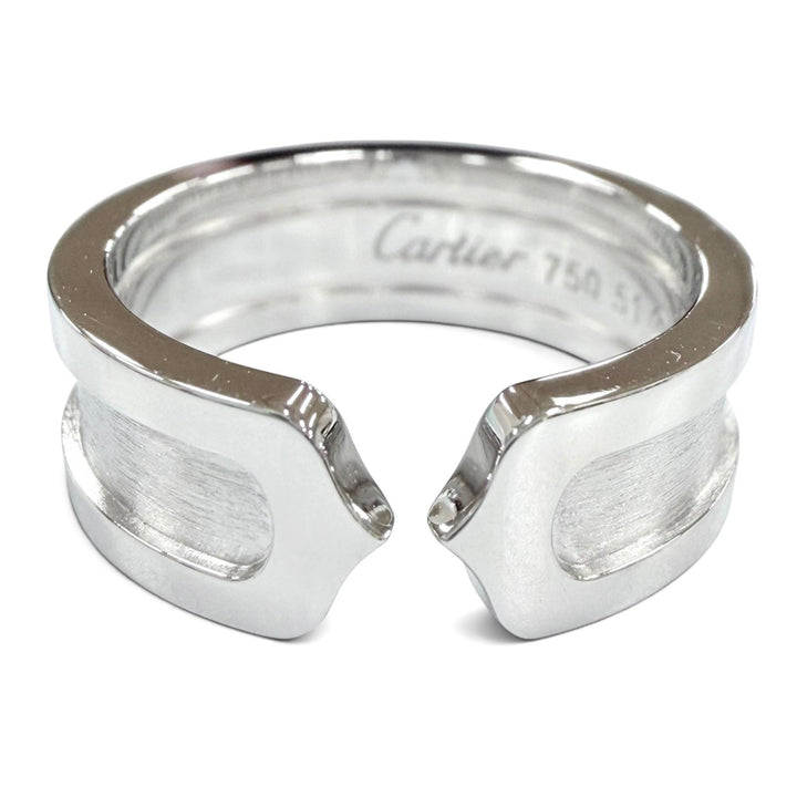 美品◇Cartier カルティエ CD2544 B4040558 C2 リング 750 (WG) 指輪 ホワイトゴールド 51 (JP11号) 重量7.72g レディース 箱 ケース付き