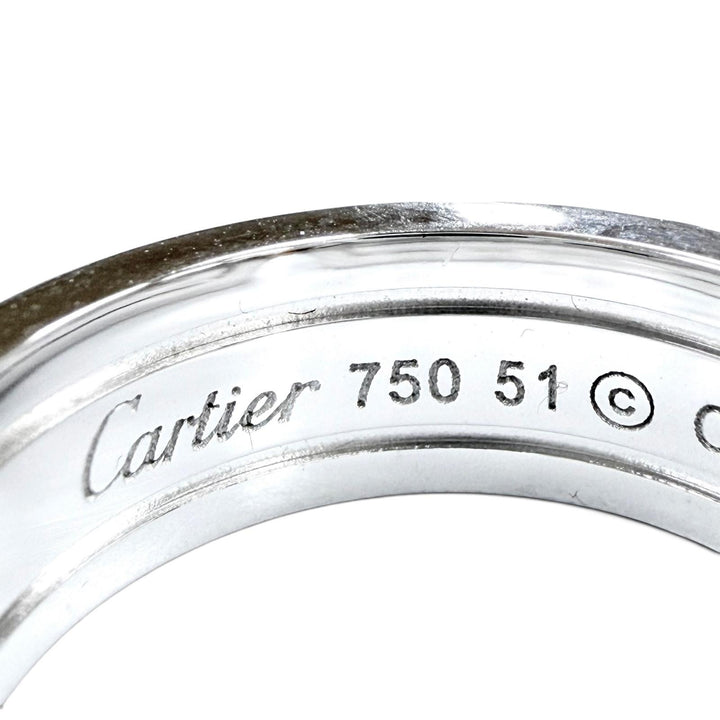 美品◇Cartier カルティエ CD2544 B4040558 C2 リング 750 (WG) 指輪 ホワイトゴールド 51 (JP11号) 重量7.72g レディース 箱 ケース付き
