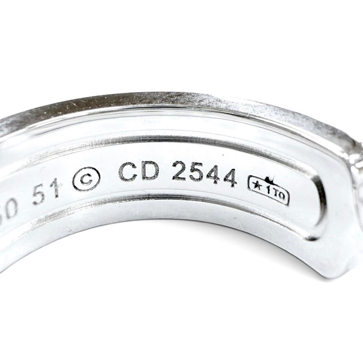 美品◇Cartier カルティエ CD2544 B4040558 C2 リング 750 (WG) 指輪 ホワイトゴールド 51 (JP11号) 重量7.72g レディース 箱 ケース付き