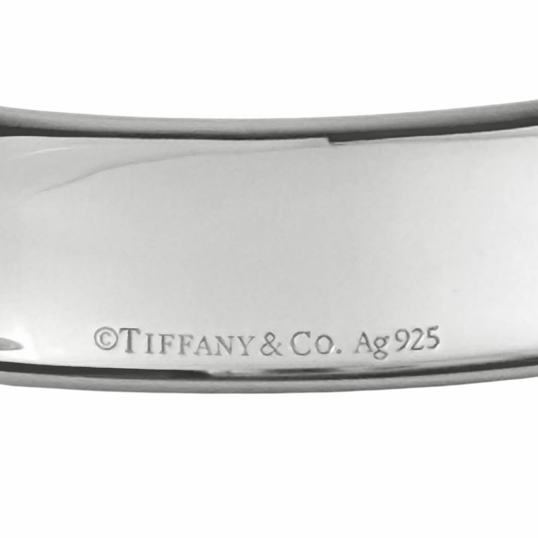 極美品◇TIFFANY&amp;Co. ティファニー リターントゥティファニー AG925 RTT ナローカフ ダイヤモンド バングル シルバー Sサイズ 重量33.2g