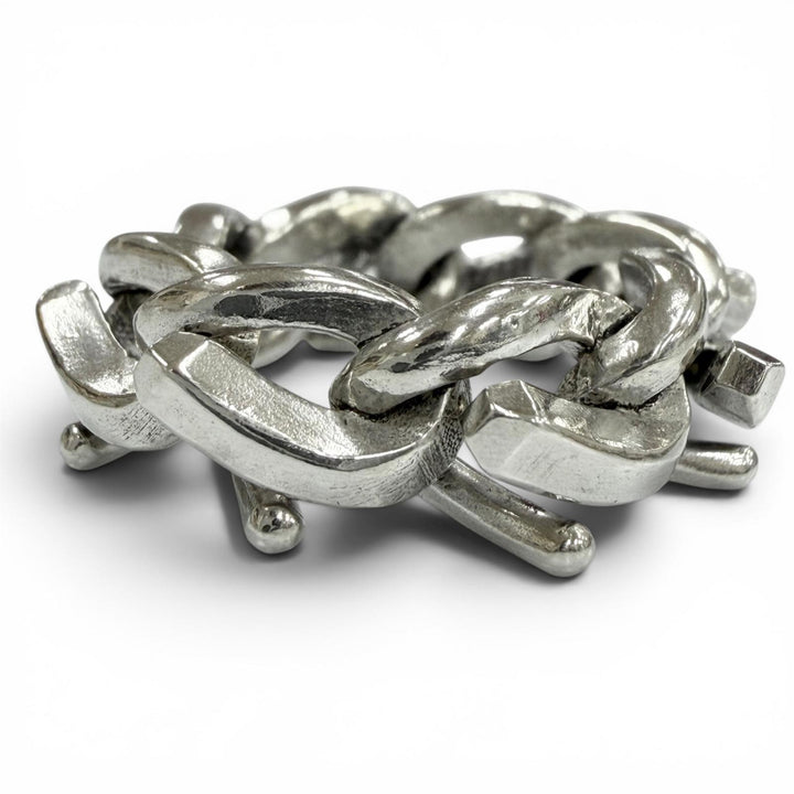 美品▼TIFFANY&amp;Co. ティファニー フォージ リング 925 ハイポリッシュ 指輪 シルバー 50 (JP10号) 重量11.9g メンズ 定価123200円
