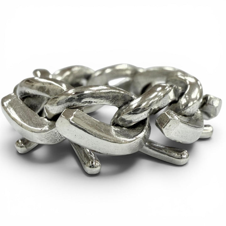美品▼TIFFANY&amp;Co. ティファニー フォージ リング 925 ハイポリッシュ 指輪 シルバー 50 (JP10号) 重量11.9g メンズ 定価123200円