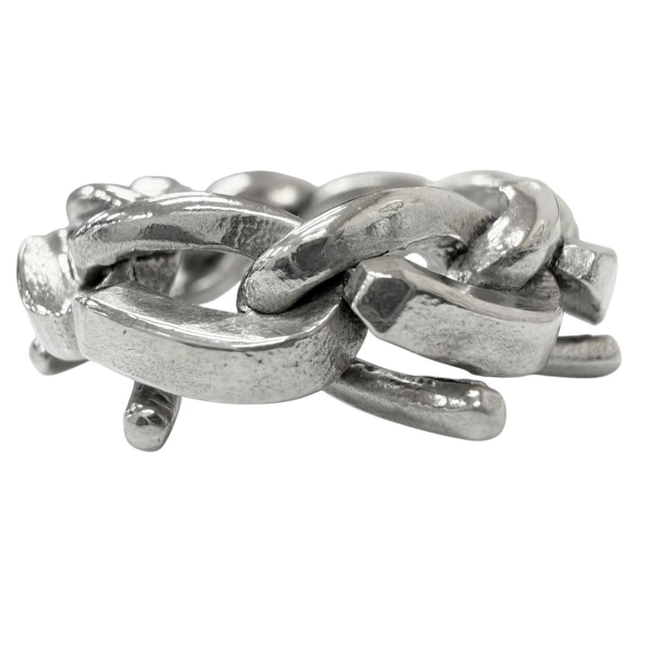 美品□TIFFANY&amp;Co. ティファニー フォージ SV925 ハイポリッシュ リング 指輪 アクセサリー シルバー 50(JP12号相当) 重量12.39g メンズ