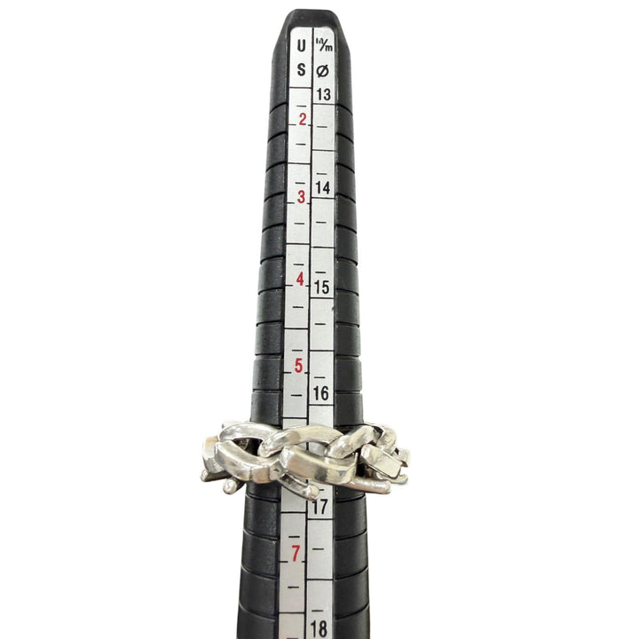 美品□TIFFANY&amp;Co. ティファニー フォージ SV925 ハイポリッシュ リング 指輪 アクセサリー シルバー 50(JP12号相当) 重量12.39g メンズ