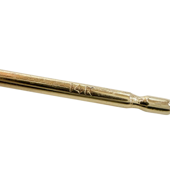 極美品◇CHROME HEARTS クロムハーツ HOOP SCROOL 1 925 14K スクロール フープ ピアス 片耳用 アクセサリー シルバー 重量3.66g メンズ