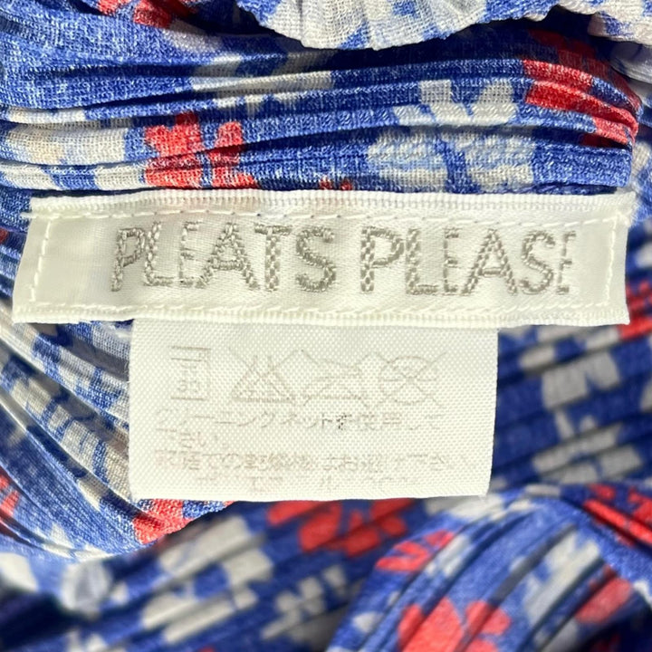 極美品▲PLEATS PLEASE プリーツプリーズ イッセイミヤケ PP22-JH875 花柄 ワンピース セットアップ マルチ 4 日本製 正規品 レディース