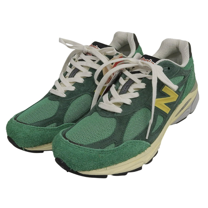 未使用品▲USA製 NEW BALANCE ニューバランス M990GG3 TEDDY SANTIS スウェードレザー 切り替え メッシュ スニーカー 27.5cm