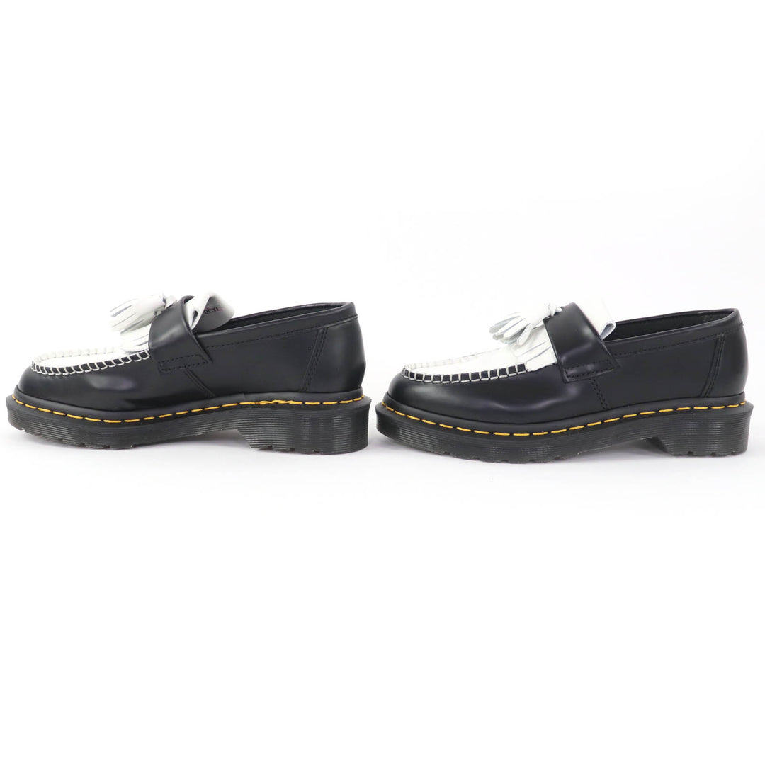 未使用品◇Dr.Martens ドクターマーチン 21426009 ADRIAN エイドリアン タッセル レザーローファー ブラック ホワイト UK4 レディース