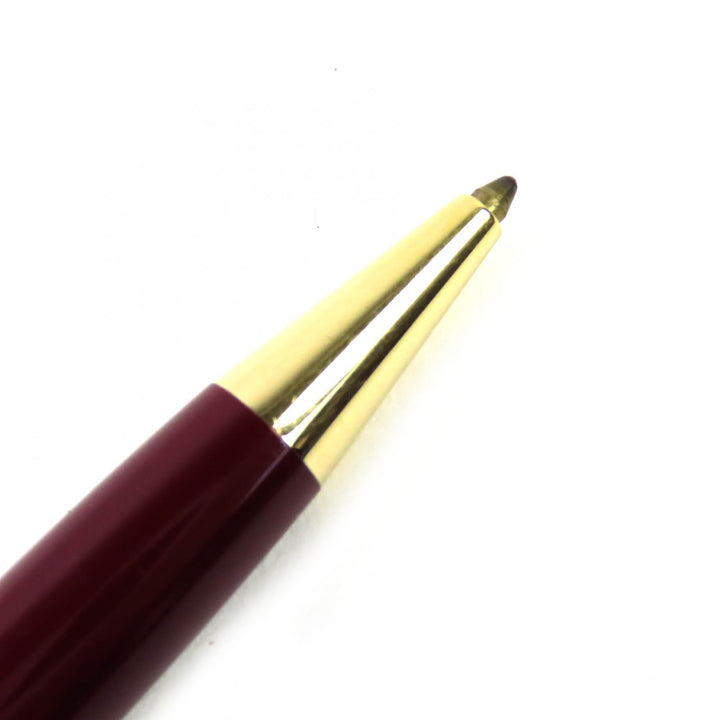 良品△MONTBLANC モンブラン マイスターシュテュック クラシック ホワイトスター ツイスト式 ボールペン ボルドー ゴールド 西ドイツ製