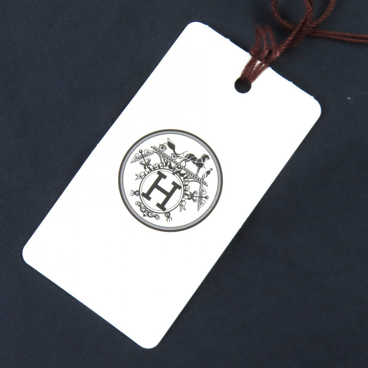 未使用品△HERMES エルメス H566160H2 コットン100％ ジップアップ フード付き ブルゾン ジャケット 薄手 ネイビー 15/38 仏製 正規品