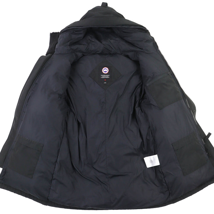 良品△CANADA GOOSE カナダグース 3438MJ Jasper Parka ジャスパー パーカ ロゴワッペン ダウンジャケット カナダグースジャパン L 正規品