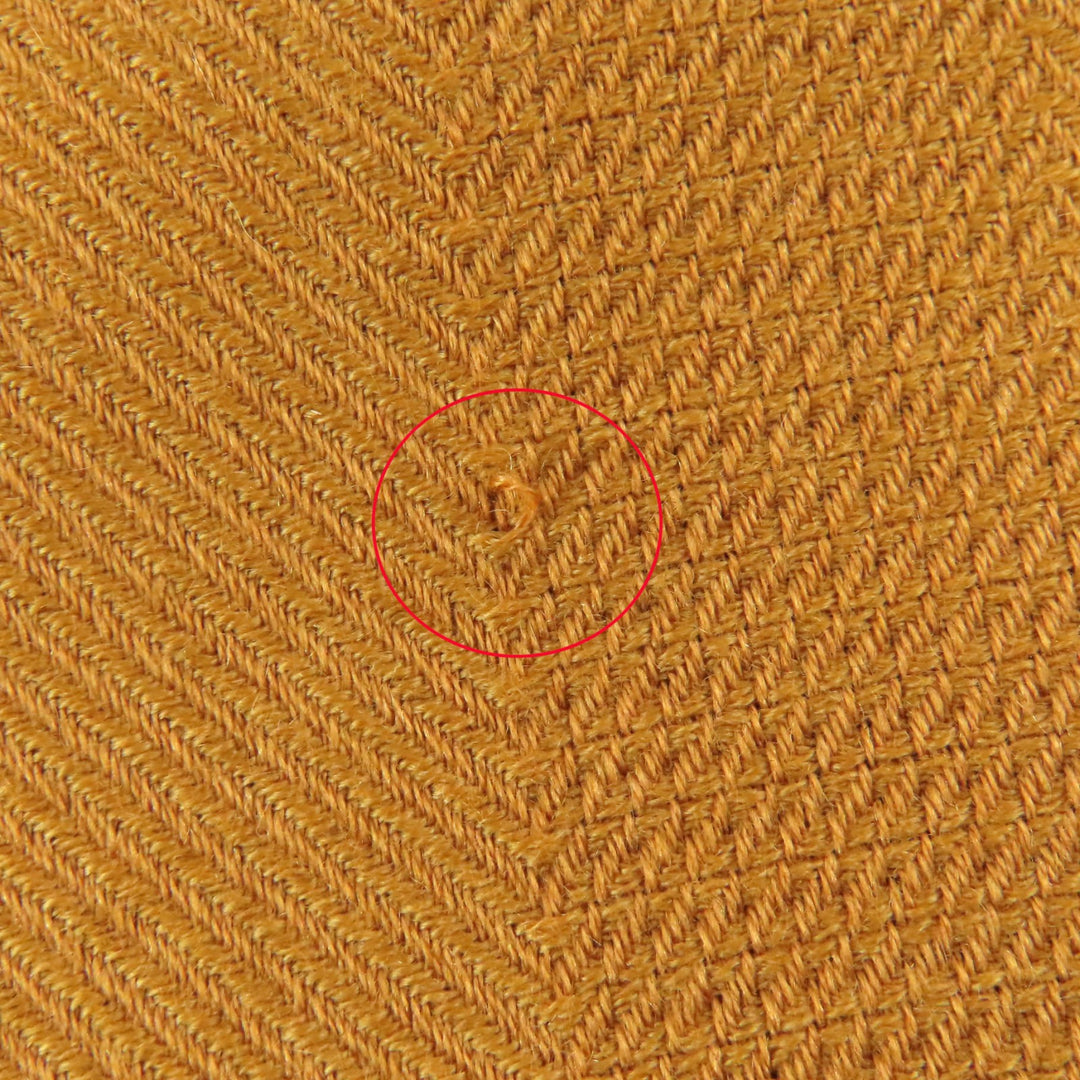 極美品★HERMES エルメス ニューリブリス カシミヤ シルク混 ラムスキン使い フリンジ付 大判 ストール マフラー ブラウン 正規品