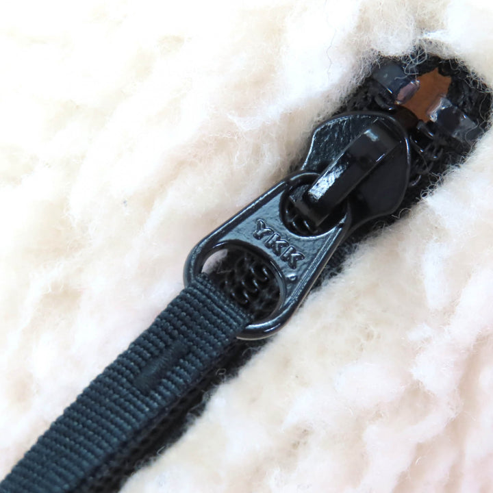 極美品◇HYKE ハイク 182-17175 FAUX SHEARLING COAT フェイクムートンコート ロング ボアコート ホワイト 2 日本製 正規品 レディース