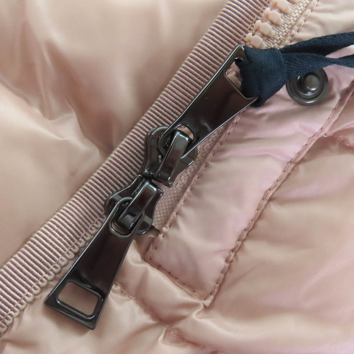 未使用品◇MONCLER モンクレール 23-24AW I29541C00014 HIRMA ロゴワッペン付き ダウンコート ピンク 12anni152cm 正規品 キッズ 大人OK