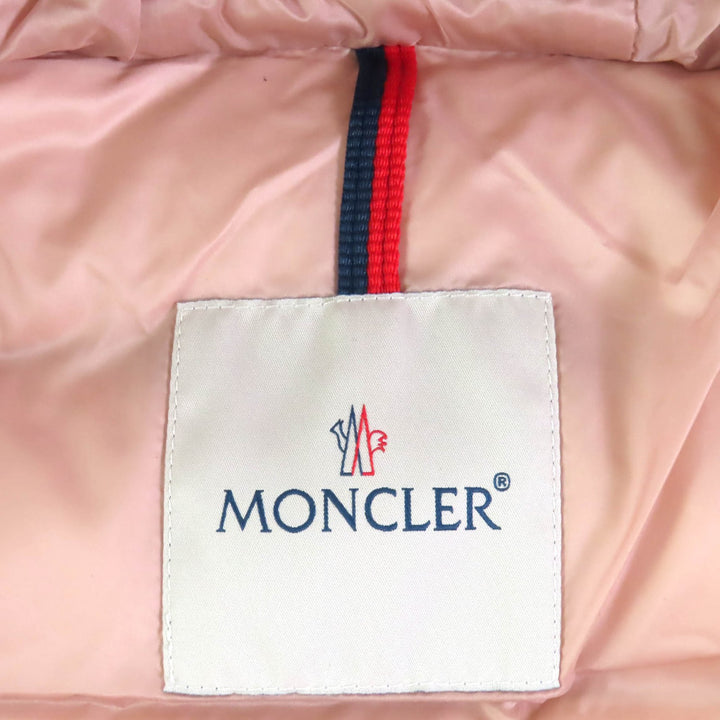 未使用品◇MONCLER モンクレール 23-24AW I29541C00014 HIRMA ロゴワッペン付き ダウンコート ピンク 12anni152cm 正規品 キッズ 大人OK
