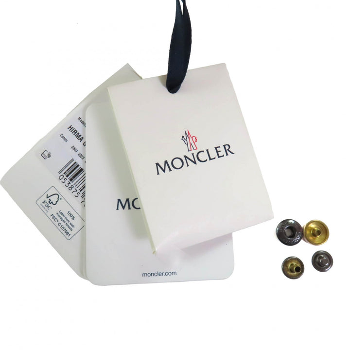 未使用品◇MONCLER モンクレール 23-24AW I29541C00014 HIRMA ロゴワッペン付き ダウンコート ピンク 12anni152cm 正規品 キッズ 大人OK