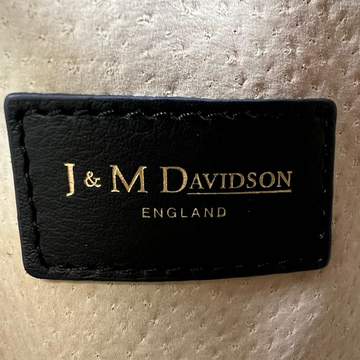 美品▲J&amp;M Davidson ジェイアンドエムデヴィッドソン カーニバル フリンジ レザー ショルダーバッグ ブラック イングランド製 レディース