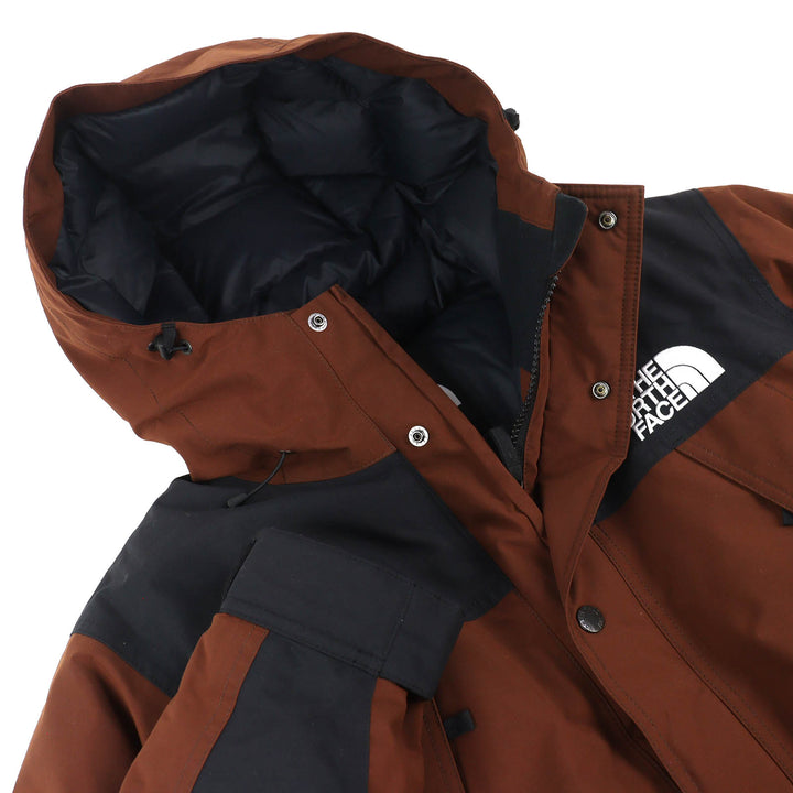 美品△THE NORTH FACE ザ・ノースフェイス ND92237 Mountain Down Jacket マウンテンダウンジャケット ゴアテックス ロゴ刺繍 M 正規品