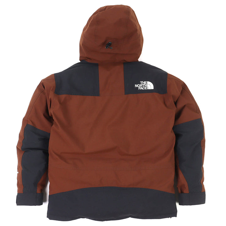 美品△THE NORTH FACE ザ・ノースフェイス ND92237 Mountain Down Jacket マウンテンダウンジャケット ゴアテックス ロゴ刺繍 M 正規品
