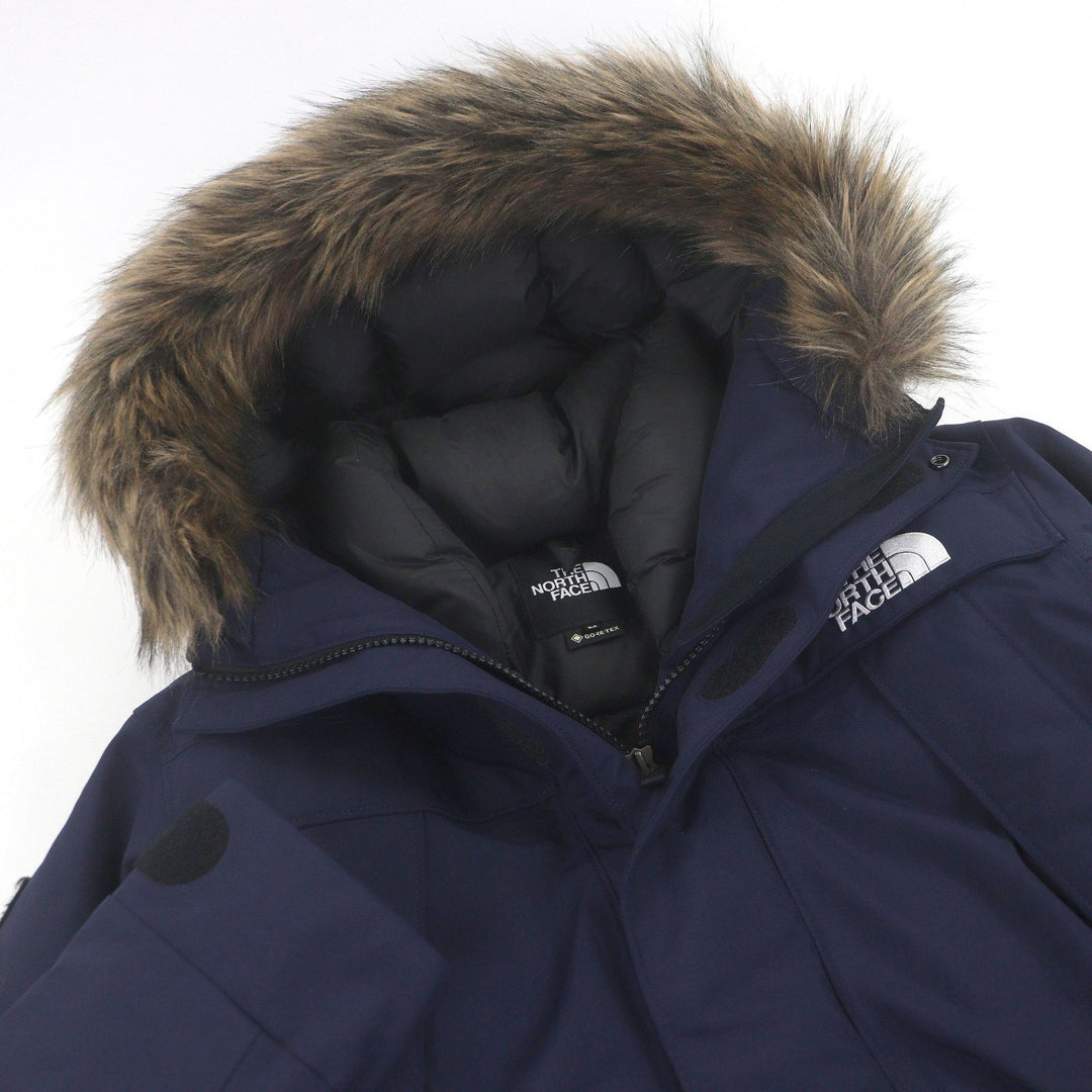 極美品□THE NORTH FACE ザ・ノースフェイス ND92032 Antarctica Parka GORE-TEX フーデッド ダウンジャケット ネイビー M 正規品 メンズ