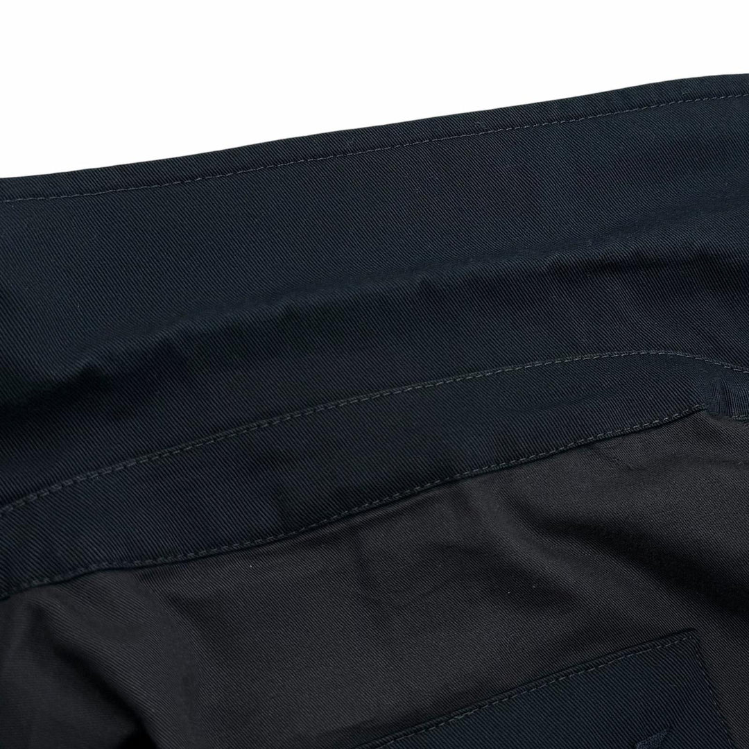 美品▼YVES SAINT LAURENT イヴ・サンローラン 253617 ステファノピラーティ期 カサンドラロゴ ダブルブレスト コート ネイビー IT 46