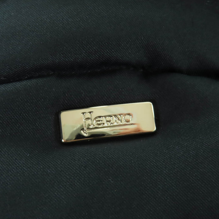 極美品☆Herno ヘルノ 2022年製 PI1335D フォックスファー・フード付 ロング丈 ダウンコート ブラック 38 イタリア製 正規品 レディース