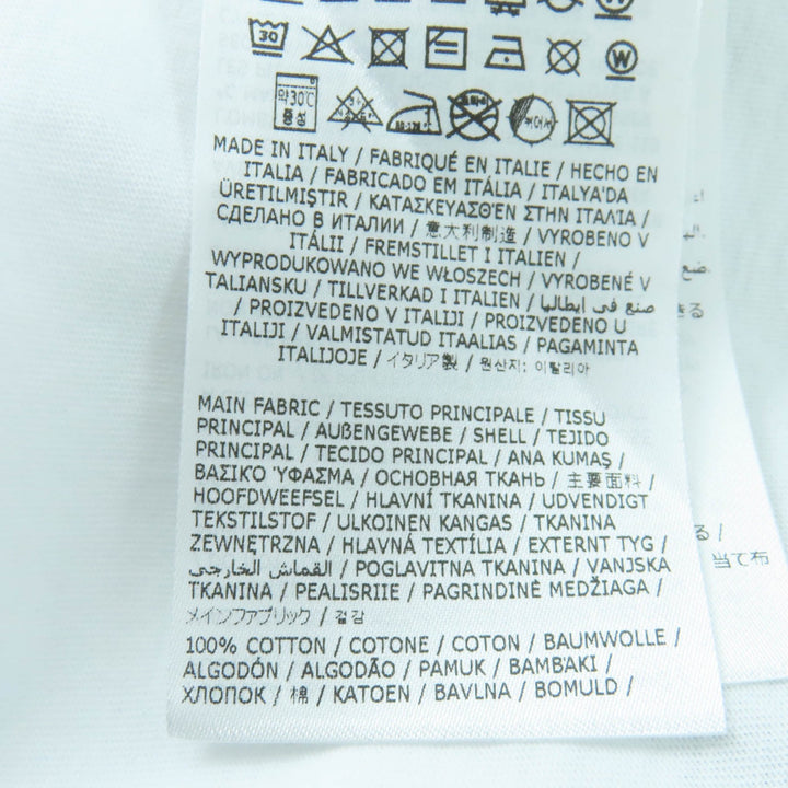 極美品☆MM6 Maison Margiela エムエムシックス メゾンマルジェラ 25SS S62GD0202 オーバーサイズ 半袖Ｔシャツ ホワイト XS 正規品
