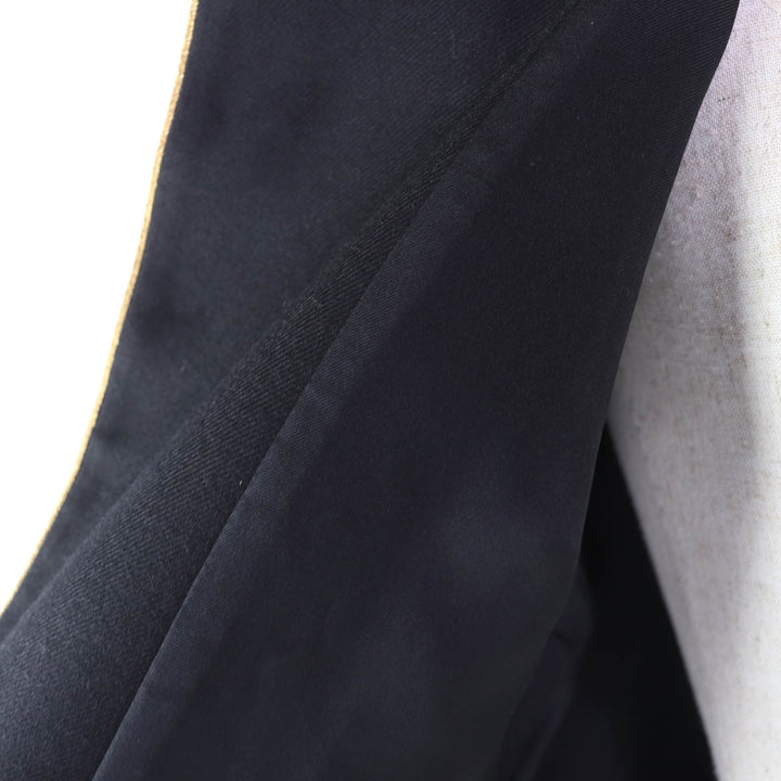 極美品★SAINT LAURENT PARIS サンローランパリ 413428 裏地シルク100％ エディ期 ウールコート ナポレオンコート ブラック 38 伊製