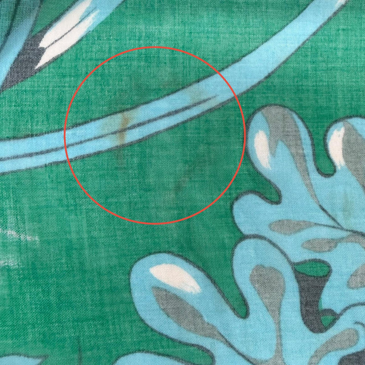 美品▲HERMES エルメス ヴィンテージ パレオ JUNGLE LOVE ジャングルラブ コットン100％ ストール マルチ 160×140 フランス製 レディース