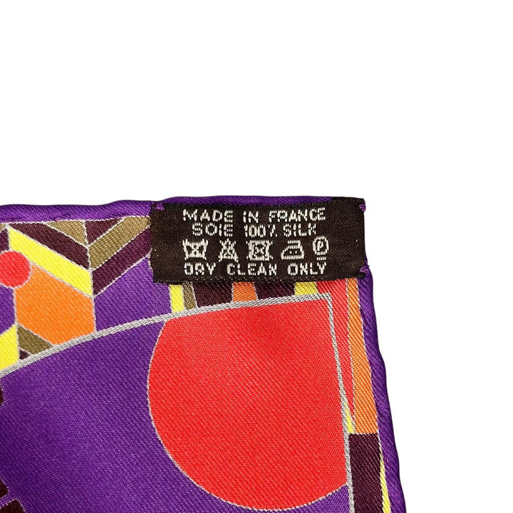 極美品▲HERMES エルメス カレ90 シルクの翼 LES AILES DE LA SOIE シルク100% スカーフ マルチカラー フランス製 レディース 箱付き