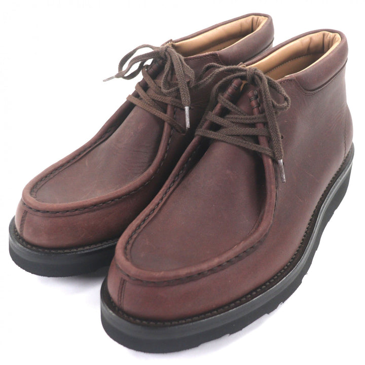 極美品▼REGAL Shoe &amp; Co. リーガル シュー＆カンパニー 23AW TYROLEAN BOOTS レザー 在原みゆ紀コラボ チロリアンブーツ 24.5 メンズ