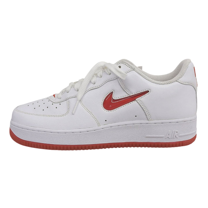 未使用品▲NIKE ナイキ FN5924-101 ナイキ エア フォース 1 LOW レトロ ジュエル スウッシュ スニーカー ホワイト レッド 28cm メンズ