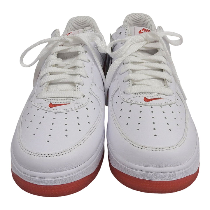 未使用品▲NIKE ナイキ FN5924-101 ナイキ エア フォース 1 LOW レトロ ジュエル スウッシュ スニーカー ホワイト レッド 28cm メンズ