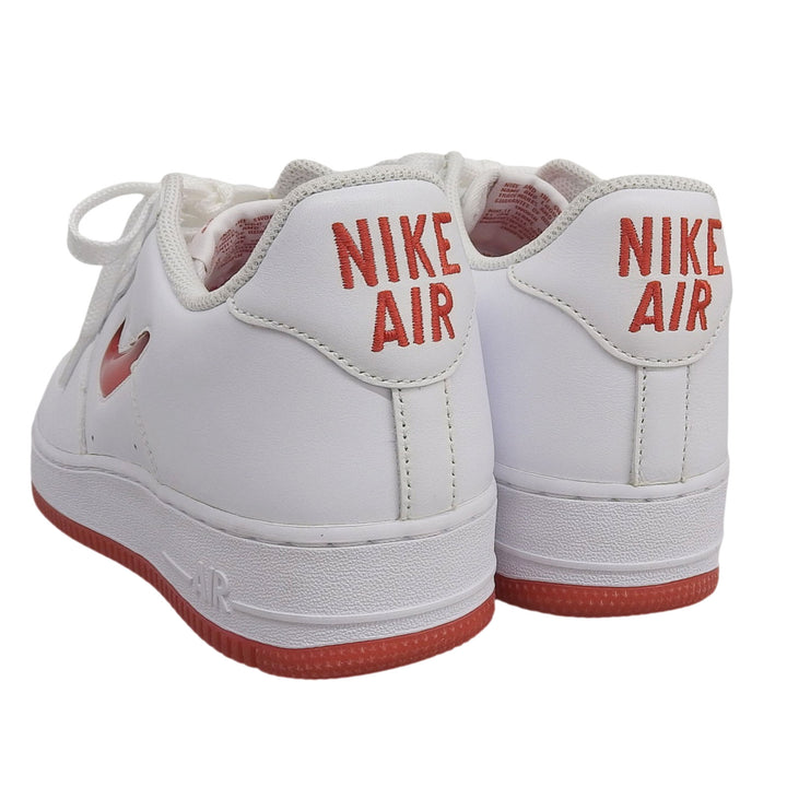 未使用品▲NIKE ナイキ FN5924-101 ナイキ エア フォース 1 LOW レトロ ジュエル スウッシュ スニーカー ホワイト レッド 28cm メンズ