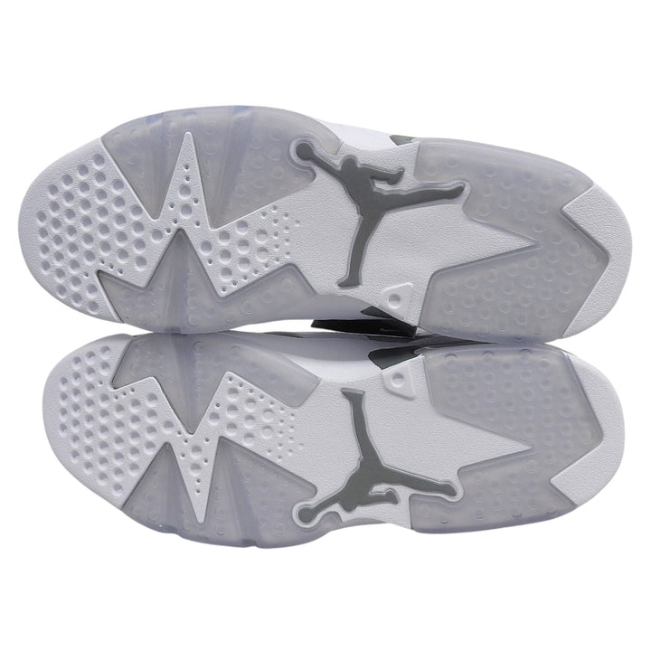 未使用品▲NIKE ナイキ CT8529-100 AIR JORDAN 6 RETRO エア ジョーダン 6 レトロ レザー ハイカットスニーカー ホワイト グレー 28cm