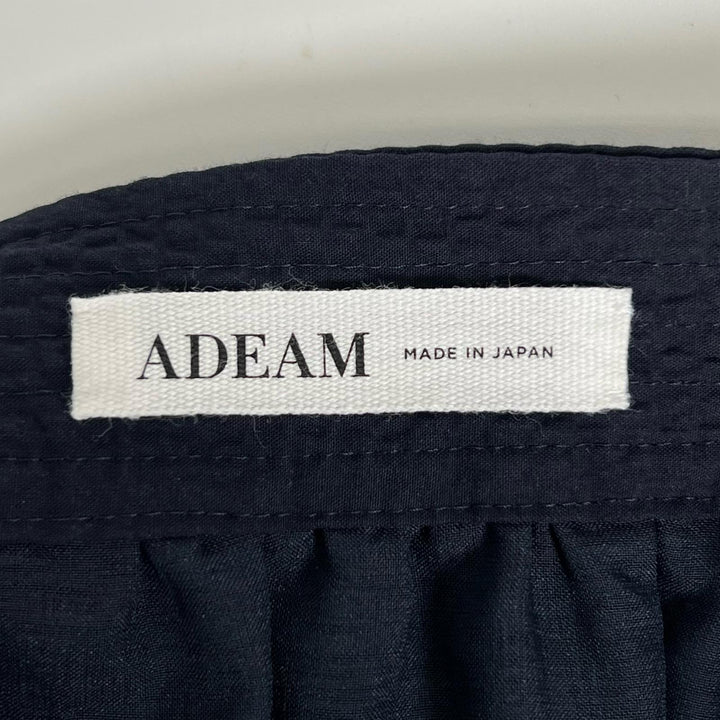 極美品▲ADEAM アディアム 2023年製 43689 VACATION DRESS ロング ワンピース ドレス ネイビー XS 正規品 レディース 定価143000円