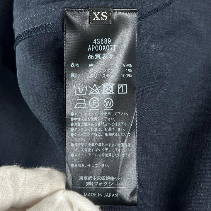 極美品▲ADEAM アディアム 2023年製 43689 VACATION DRESS ロング ワンピース ドレス ネイビー XS 正規品 レディース 定価143000円