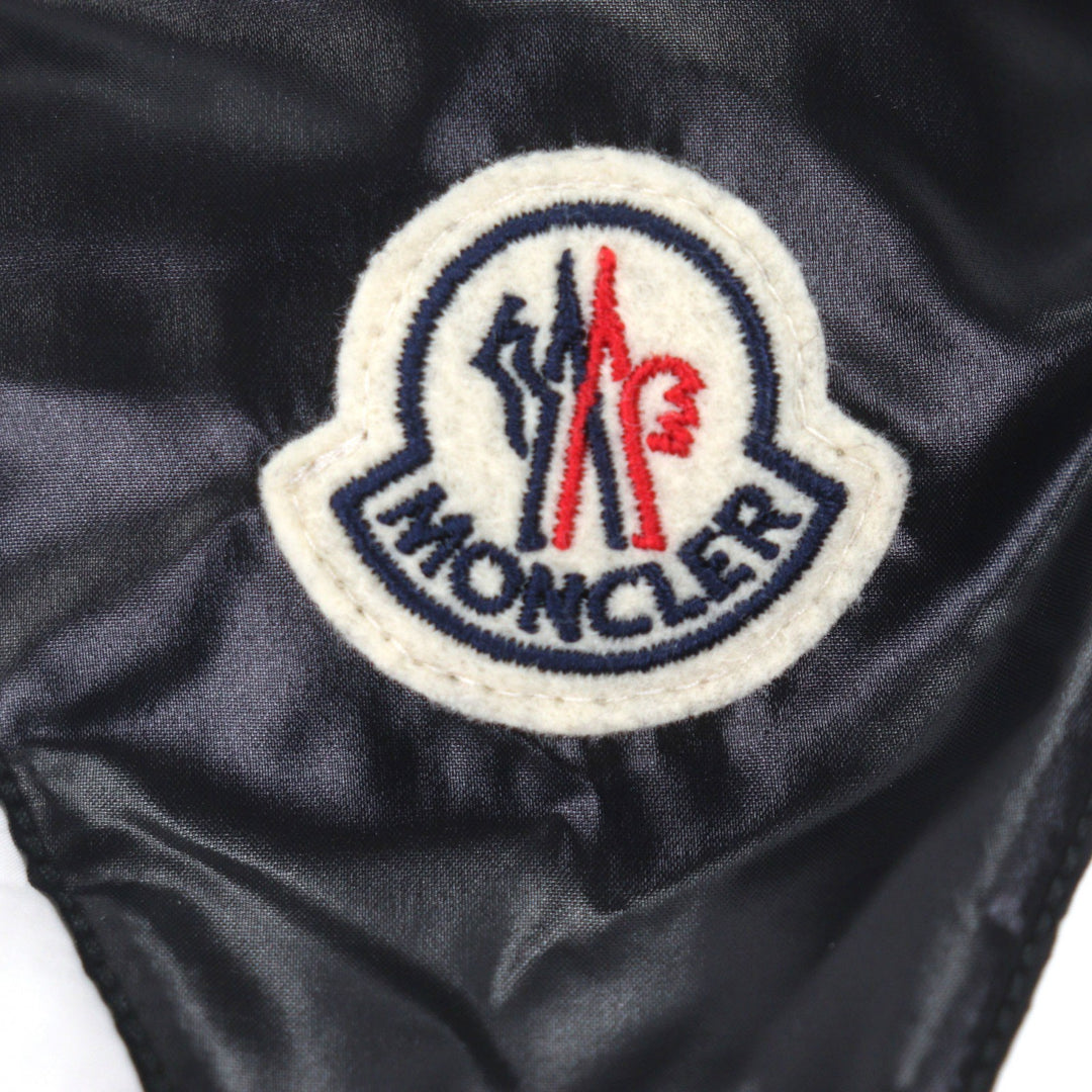 極美品▼MONCLER モンクレール 22AW CORYDALE コリデール ロゴワッペン付 フーデッド WZIPUP ダウンジャケット ブラック 2 正規品 メンズ
