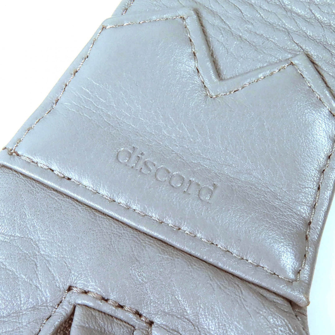 美品△discord Yohji Yamamoto ディスコード ヨウジヤマモト オールレザー ワンショルダーバッグ ボディバッグ グレー メンズ オススメ