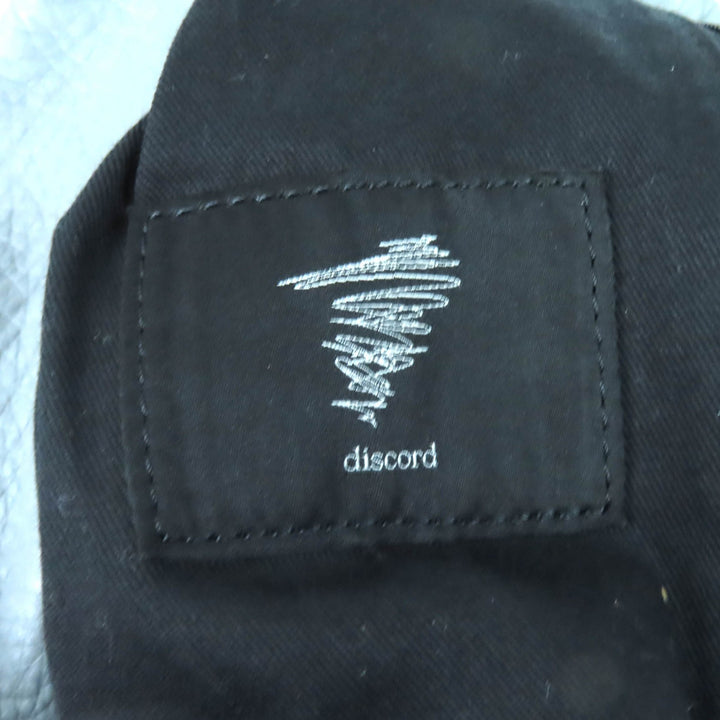 美品△discord Yohji Yamamoto ディスコード ヨウジヤマモト オールレザー ワンショルダーバッグ ボディバッグ グレー メンズ オススメ