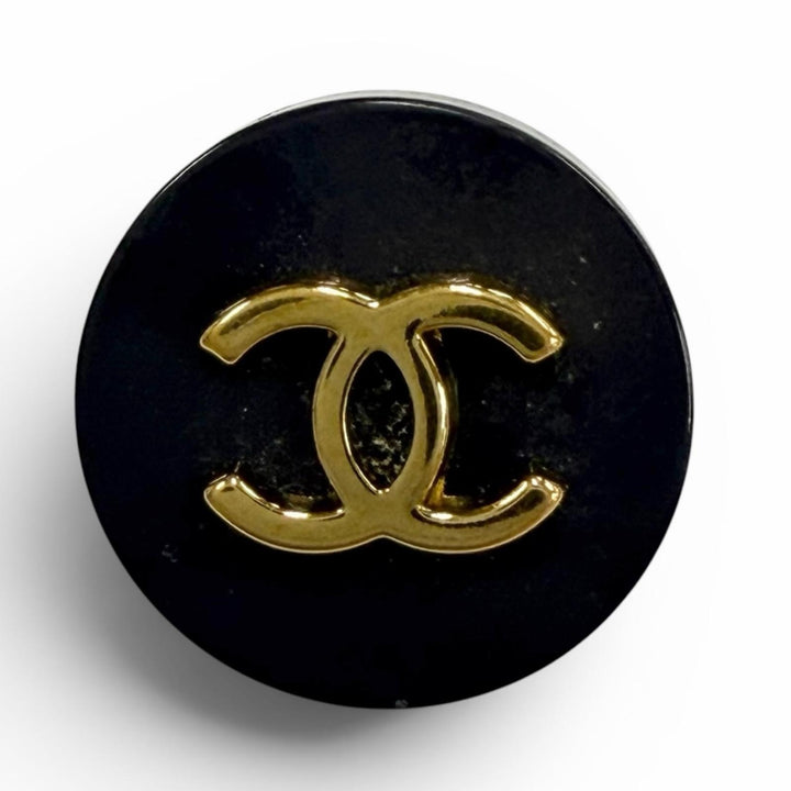 美品△CHANEL シャネル ヴィンテージ ココマークボタン 合計8個 ブラック ゴールド レディース オススメ◎