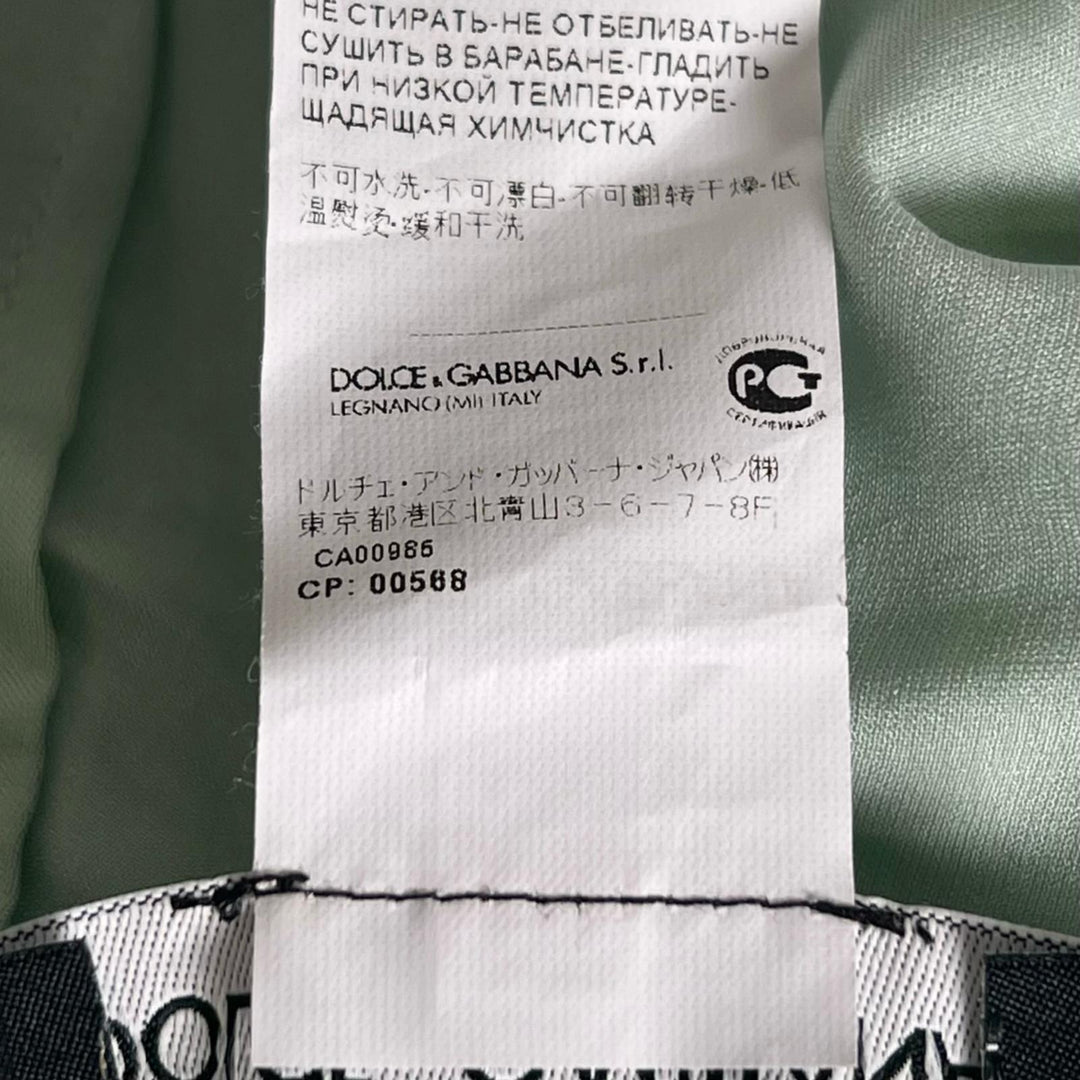 美品▲DOLCE&amp;GABBANA ドルチェ＆ガッバーナ 総レース 花柄 半袖 ワンピース ドレス ライムグリーン 36 イタリア製 正規品 レディース